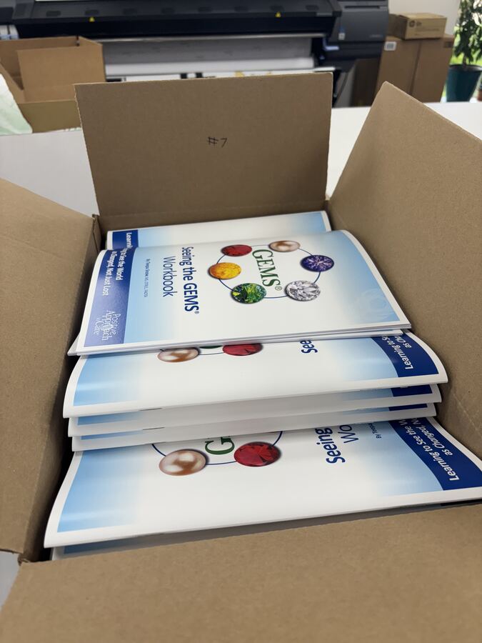 Workbooks printed and boxed for shipping &mdash; Savers Printing